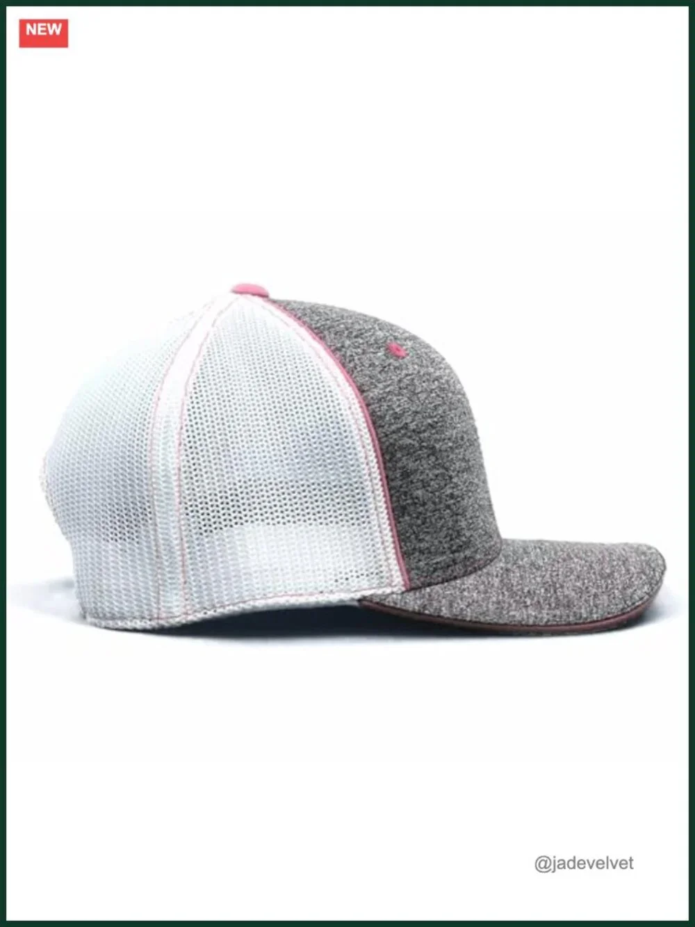 Adjustable Snapback Hat with Mesh Back
